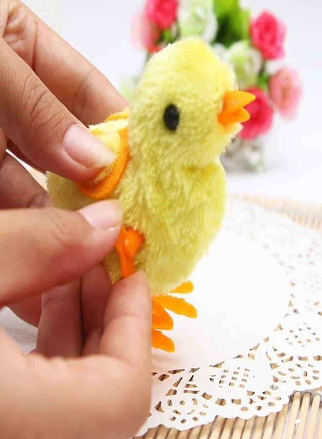 Audaisyly Chick Bunny Wind Up Toys for Kids, 4 PCS Clockwork Novelty Jumping Hopping Toy for Easter Egg Hunt Basket Stocking Party Birthday Gift - Image 4